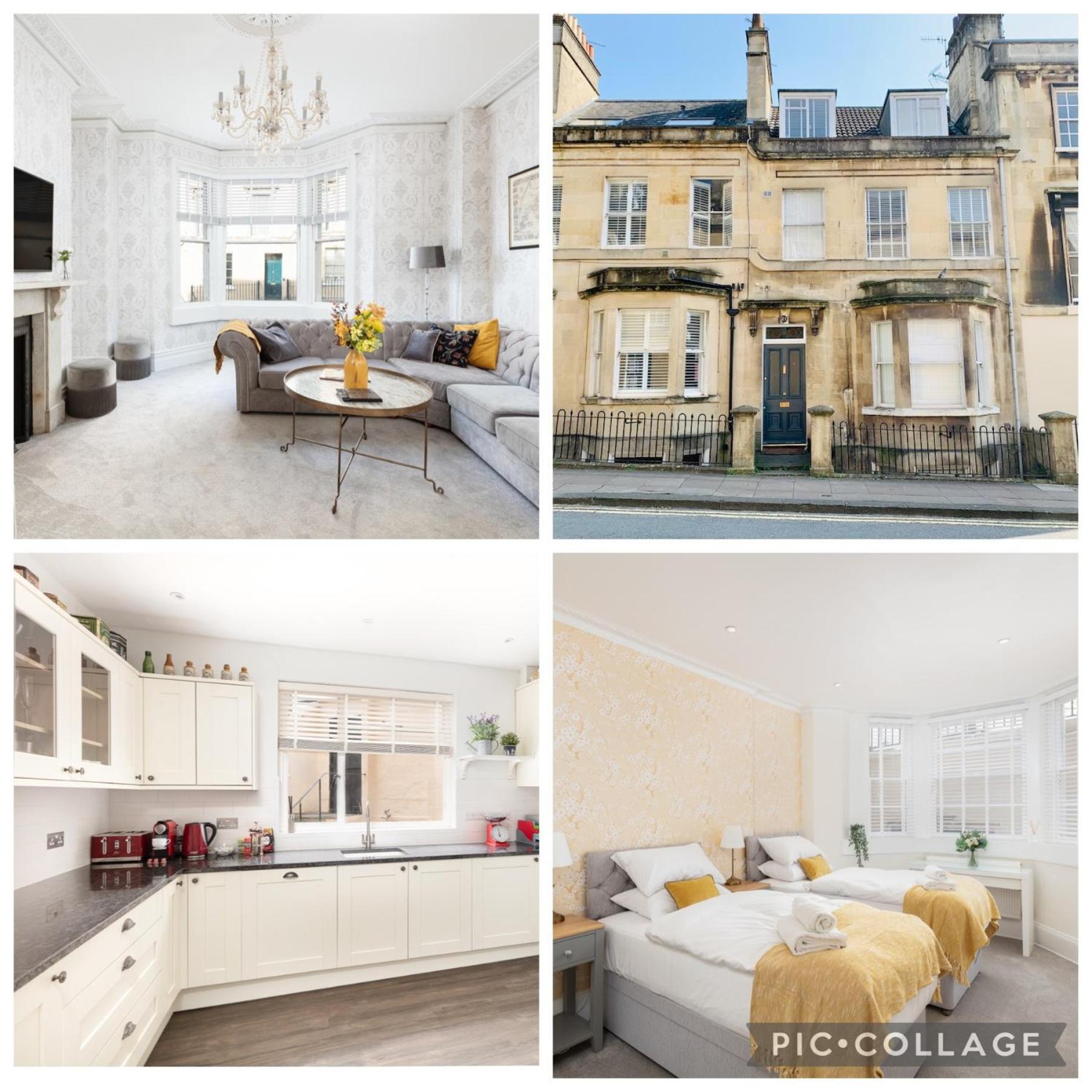 5 Bedroom Magnificent Georgian Townhouse- City Centre Bath Dış mekan fotoğraf